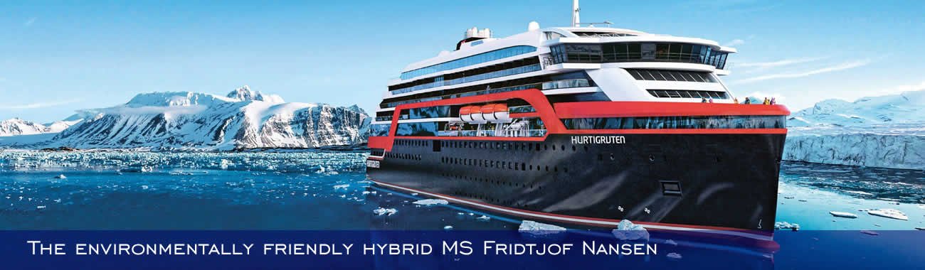 The environmentally friendly hybrid MS Fridtjof Nansen